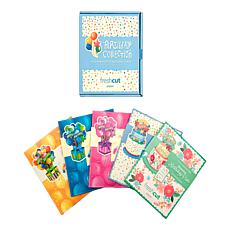 Freshcut Paper Birthday Pop Up, Card & Envelope 5-pack