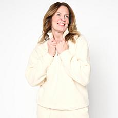 G by Giuliana Black Label Teddy Lux Quarter Zip