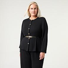 G by Giuliana Button Front Sweater Knit Cardi