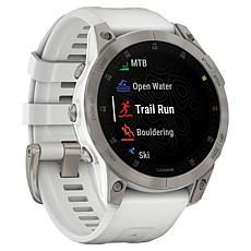 Garmin 010-02582-00 epix Gen 2 Active Smartwatch - White Titanium