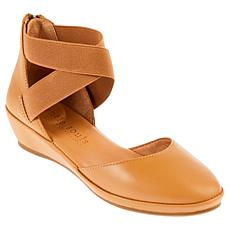 Gentle Souls Noa Back Zip Demi Wedge Flat