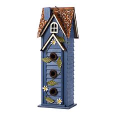 Glitzhome 24.25" Villa-Style 3-Tier Solid Wood Birdhouse
