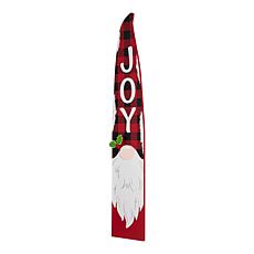 Glitzhome 42" Wooden Christmas Gnome Porch Sign