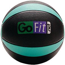 GoFit GF-MB4 Medicine Ball (4 lbs, Black and Green)