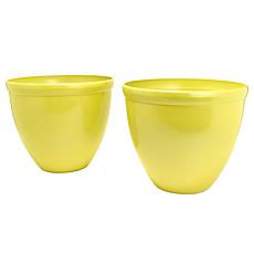 Greanbase 16" Pearlescent Planters - Set of 2 