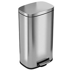 Halo 13.2 Gallon Step Pedal Trash Can with AbsorbX Odor Filter