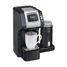 Hamilton Beach FlexBrew Dual Coffee Maker with Milk Frother, Black