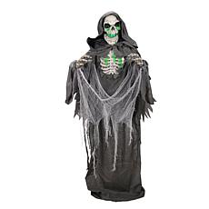 Haunted Hill Farm 5.5-Ft. Standing Stretching Reaper Animatronic