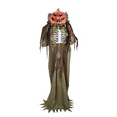 Haunted Hill Farm 5.7-Ft. Standing Pop-Up Head Pumpkin Man Animatronic