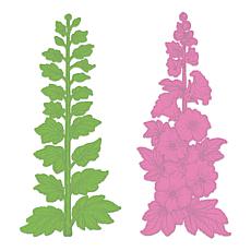 Heartfelt Creations Hollyhock Stem & Blooms Dies