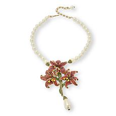 Heidi Daus Alluring Amaryllis 17-3/4" Crystal Beaded Drop Necklace