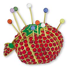 Heidi Daus Pin Cushion Simulated Pearl and Crystal Pin