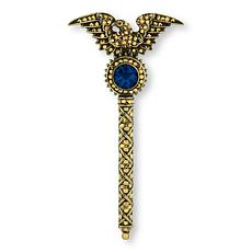 Heidi Daus Power Brooch Multicolor Crystal Pin