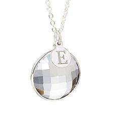 Herkimer Mines "Diamond" Quartz Initial Drop Necklace