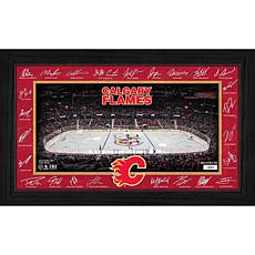 Highland Mint Calgary Flames 2025–26 Season Signature Rink Collectible