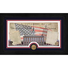 Highland Mint USA 250th Anniversary Bronze Coin Pano Photo Mint