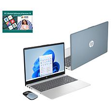 HP 15.6" Touch Intel N200 4GB RAM 128GB SSD Laptop with MS Office 365