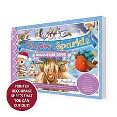 Hunkydory Crafts Christmas Sparkle Decoupage Book