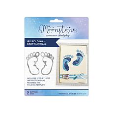 Hunkydory Crafts Moonstone Dies - Iris Folding - Baby's Arrival