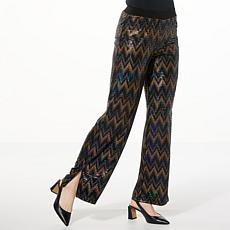 IMAN Global Chic Knit Sequin Pull-On Pant