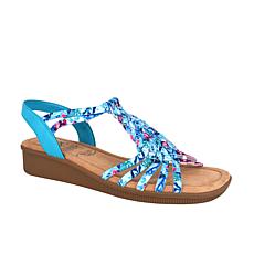 Impo Rosette Stretch Sandal with Memory Foam