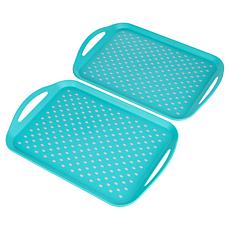 Improvements 2-pack Nonslip Serving Trays