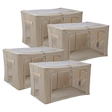 Improvements Collapsible Medium Storage Bins -Set of 4