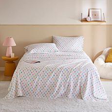 Intelligent Design 100% Cotton Flannel 4-piece Sheet Set Queen