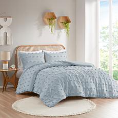 Intelligent Design Lucy Clip Jacquard 3-piece Comforter Set