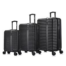 InUSA Ally 3-Piece Hardside Luggage Set with Spinner Wheels