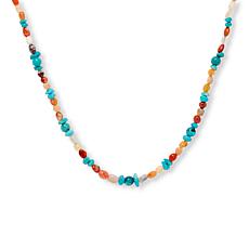 Jay King 18" Kingman Turquoise and Jelly Opal Beaded Necklace 