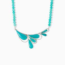 Jay King Amazonite Necklace, Sterling Silver