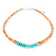 Jay King Azure Peaks Turquoise & Spiny Oyster Shell Necklace