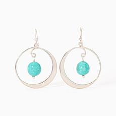Jay King Campitos Turquoise Earrings, Sterling Silver