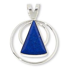 Jay King Gallery Collection Sterling Silver Lapis Pendant