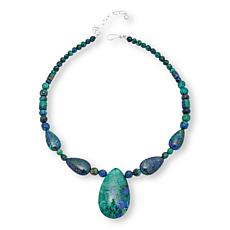 Jay King Milpillas Azurite-Malachite 18" Necklace