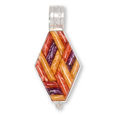 Jay King Multicolor Composite Spiny Oyster Doublet Inlay Pendant