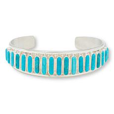 Jay King Peruvian Turquoise 19-Stone Cuff Bracelet