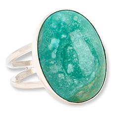 Jay King Sterling Silver Green Alicia Turquoise Ring