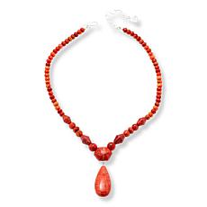 Jay King Sterling Silver Indonesian Branch Coral 18-1/4" Necklace