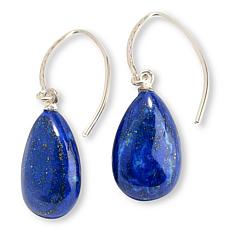 Jay King Sterling Silver Lapis Pear Drop Earrings