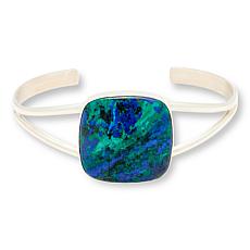 Jay King Sterling Silver Milpillas Azurite-Malachite Cuff Bracelet