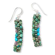 Jay King Turquoise Yellow Seven, Angel Peak & Pink Tourmaline SS Wo...