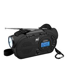 Jensen JEP-650 Portable Weather Alert 4-Way Power Radio & Flashlight
