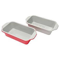 Jet Tila Heavy-Gauge Nonstick Ceramic Loaf Pan with Insert