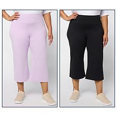 Joy Performance Luxe Buttersoft Buy One, Get One Wide Leg Capris