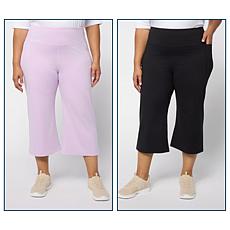 Joy Performance Luxe Buttersoft Buy One, Get One Wide Leg Capris