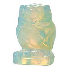 KALIFANO Small Carved Gemstone Owl
