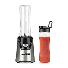 Kalorik Personal Blender with 2 Tritan Bottles - Stainless Steel