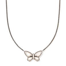 Kendra Scott x Dolly Parton Butterfly Short Pendant Necklace - White